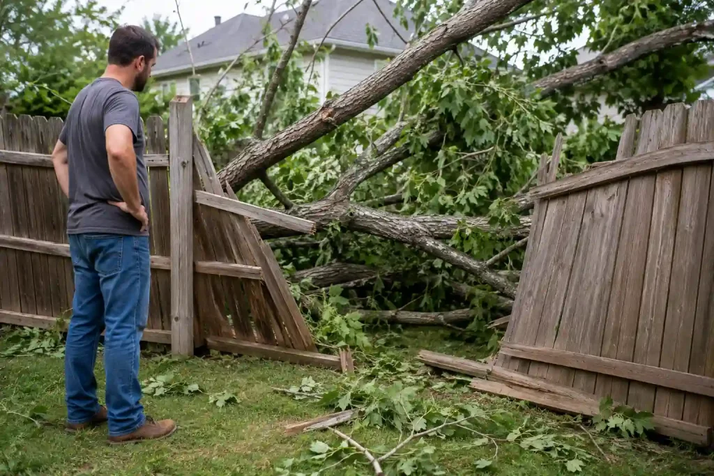Storm Damage to Your Fence